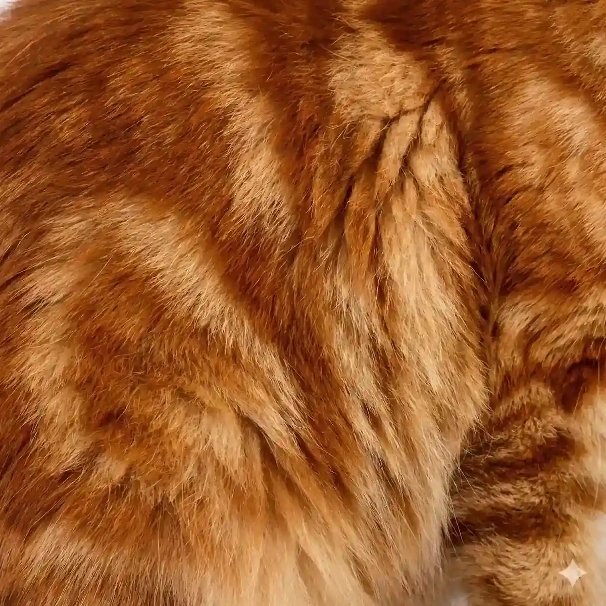Maine Coon Color Calculator 10 Red tabby Maine Coon fur showing deep orange stripes over lighter base