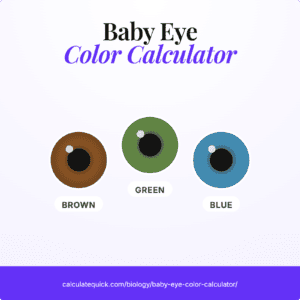 Baby Eye Color Calculator