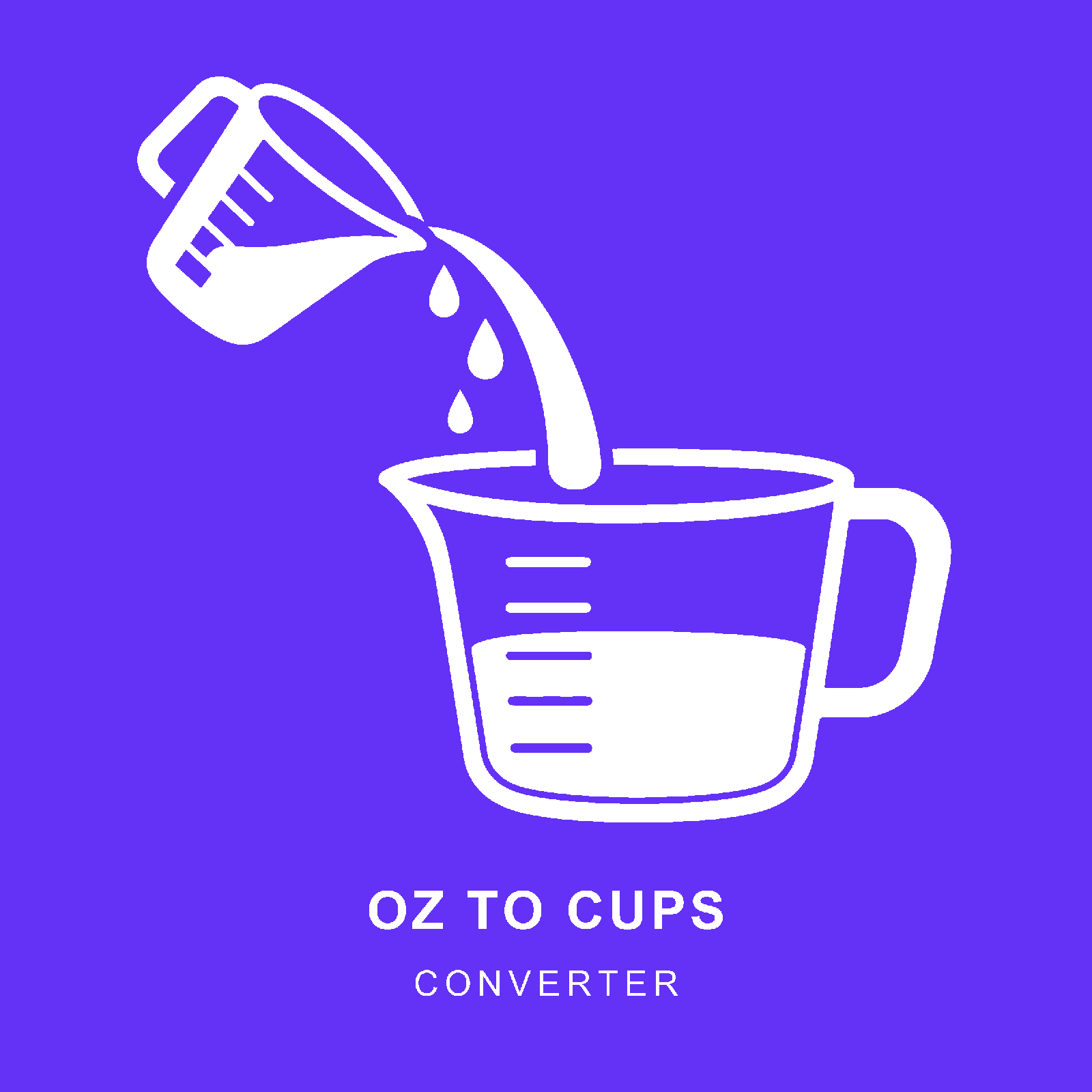 oz to Cups Converter