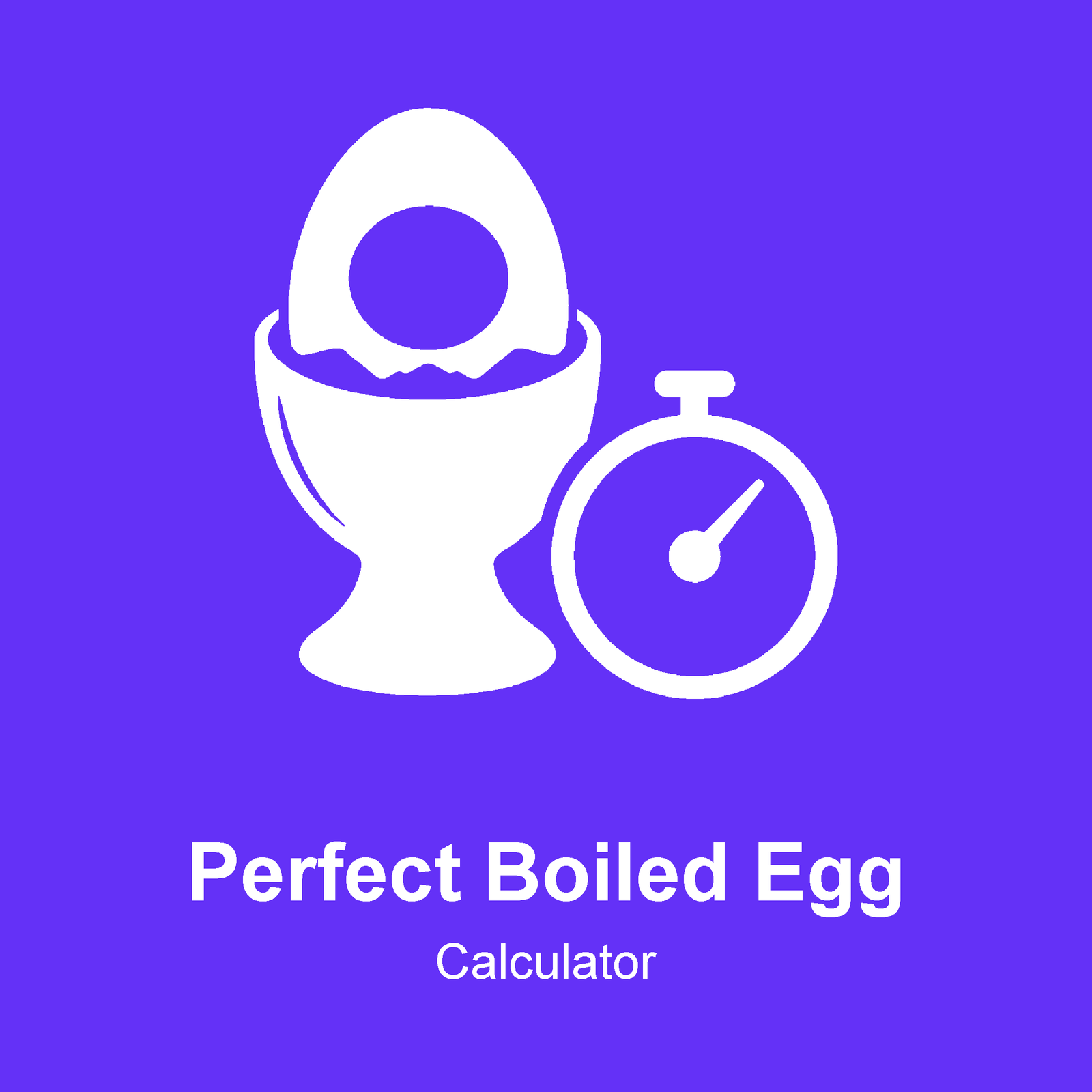 Perfect Boiled Egg Calculator
